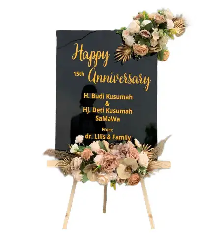 Papan Bunga Akrilik Rimbo Tengah